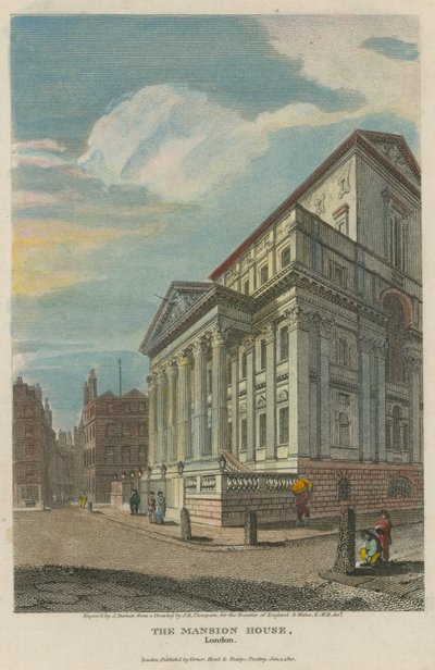 Mansion House, Londra by English School