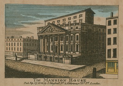 Mansion House, Londra by English School