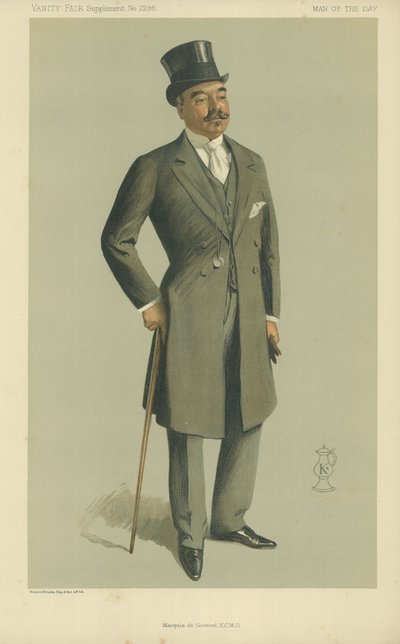 Marquis de Soveral, Vanity Fair dergisinden bir karikatür, 13 Kasım 1912 by English School