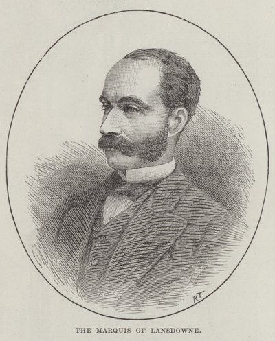 Lansdowne Markisi (gravür) by English School