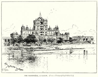 Martiniere, Lucknow (gravür) by English School