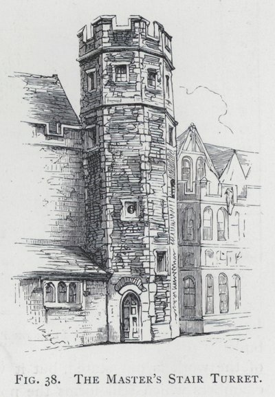 Usta Merdiven Kulesi (gravür) by English School