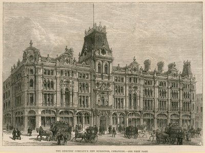 Mercers Company yeni binaları, Cheapside, Londra by English School