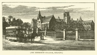 Metodist Koleji, Belfast (gravür) by English School