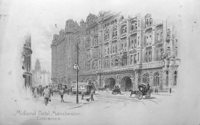 Midland Oteli, Manchester, c.1910 by English School