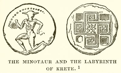 Minotaur ve Girit Labirenti by English School