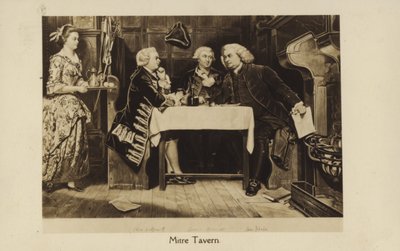 The Mitre Tavern (lito) by English School