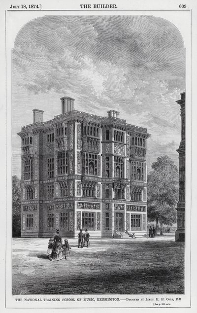 Ulusal Müzik Eğitim Okulu, Kensington (gravür) by English School