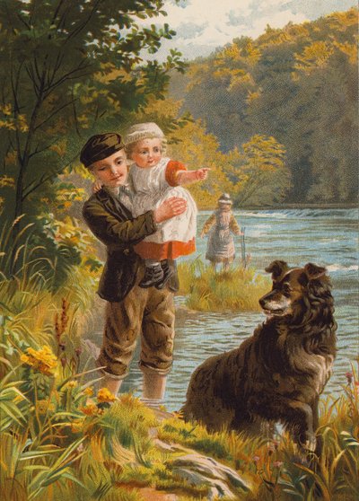 En Yakın Yol (renkli taşbaskı) by English School