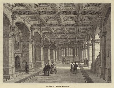 Yeni Şehir Müzesi, Guildhall (gravür) by English School