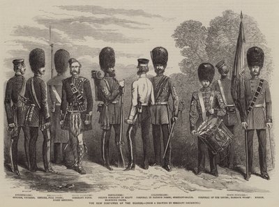 Muhafızların Yeni Kostümleri (gravür) by English School