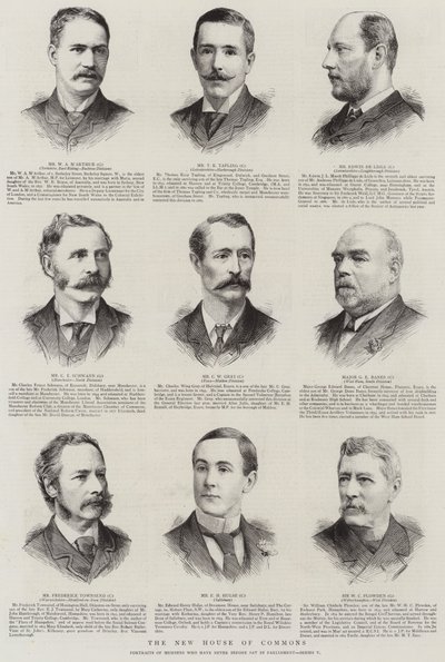 Yeni Avam Kamarası (gravür) by English School