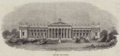 Yeni Hukuk Mahkemeleri (gravür) by English School