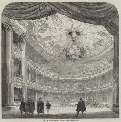 The New Royal Pavilion Theatre, Whitechapel-Road (gravür) by English School