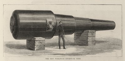 Yeni Woolwich Bebek, 81 Ton (gravür) by English School