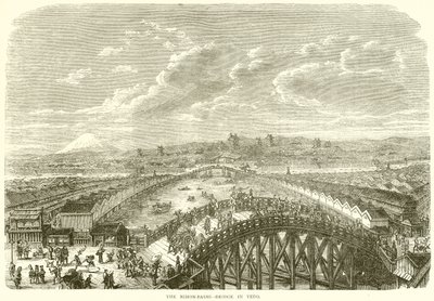 The Nihon-Bashi - Yedo'da Köprü by English School