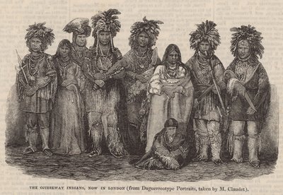 Ojibbeway Kızılderilileri, şimdi Londra