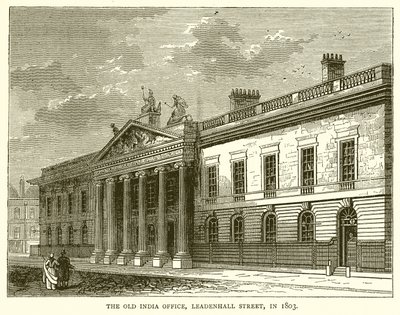 Eski Hindistan Ofisi, Leadenhall Caddesi, 1803
