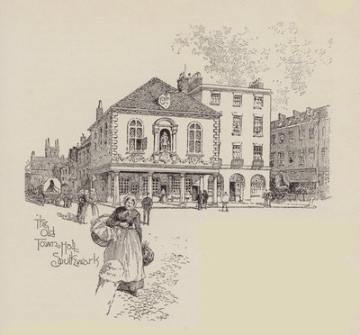 The Old Town Hall Southwark (lito) by English School