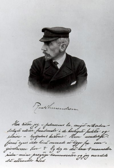 Roald Amundsens el yazmasının Açılış Sayfası by English School