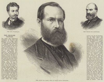 Orleans Prensleri (gravür) by English School