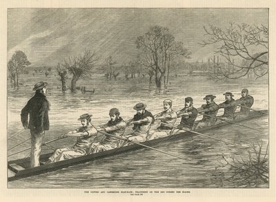 Oxford ve Cambridge tekne yarışı by English School