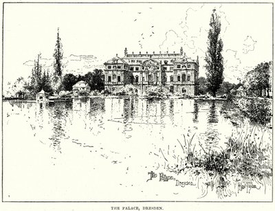 Saray, Dresden (gravür) by English School