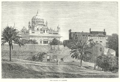 Lahor Sarayı (gravür) by English School
