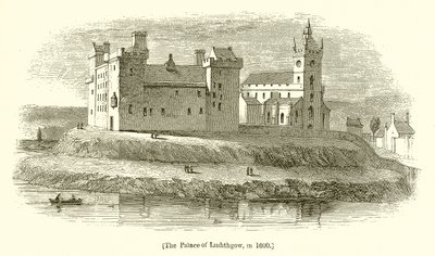 1600 yılında Linlithgow Sarayı by English School