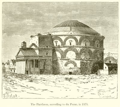 Pantheon, du Perac'a göre, 1575'te by English School