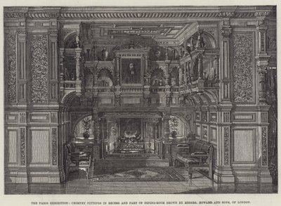 Paris Sergisi, Messers Howard ve Sons, Londra (gravür) by English School