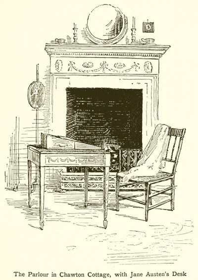 Jane Austens Masası ile Chawton Cottage