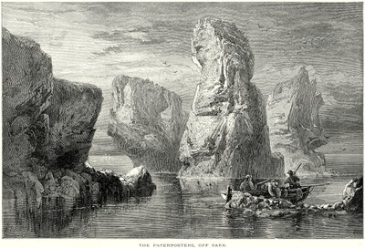 Paternosters, Sark açıklarında (gravür) by English School