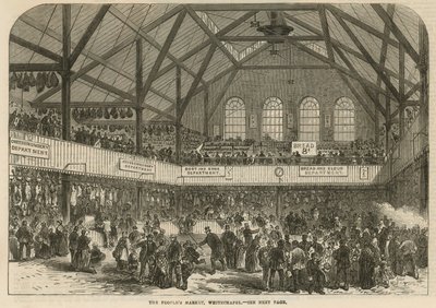Halk Pazarı, Whitechapel, Londra by English School