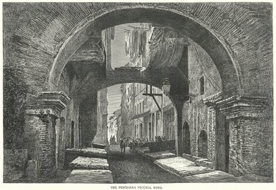 Peschiera Vecchia, Roma (gravür) by English School