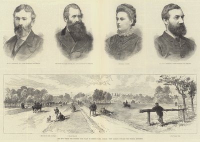Phoenix Park Cinayetleri (gravür) by English School