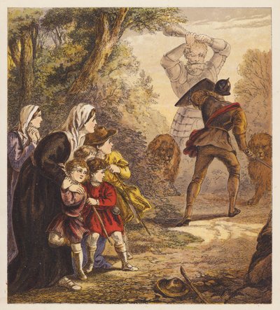 Hacı Çocuklar (renkli taş baskı) by English School