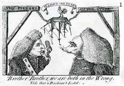 Devletin Sütunları, 1756 dolaylarında by English School