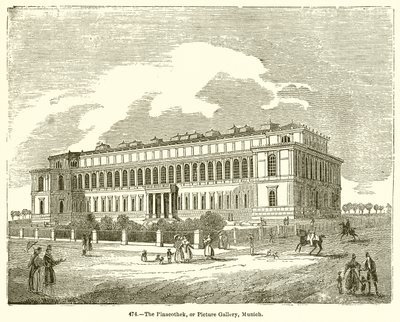 Pinacothek veya Resim Galerisi, Münih by English School