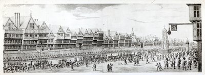 William Herbert (1771-1851) ve Robert Wilkinson (fl.1785-1825) 1809 tarafından yayınlanan Cheapside boyunca Marie de Medici Alayı, 1638 by English School