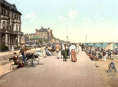 The Promenade, Deal (el ile renklendirilmiş fotoğraf) by English School