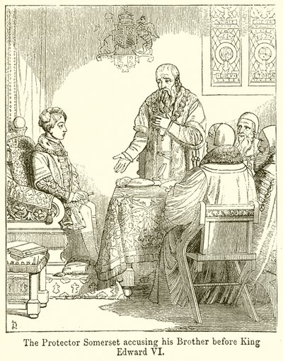 Koruyucu Somerset, Kardeşini Kral VI. Edward