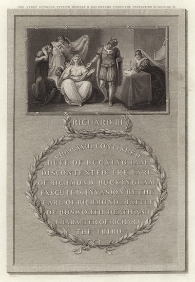 Kraliçe Dowager kendini ve kızlarını Richard III