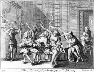Macaristan Kraliçesi Stript, 1742 by English School