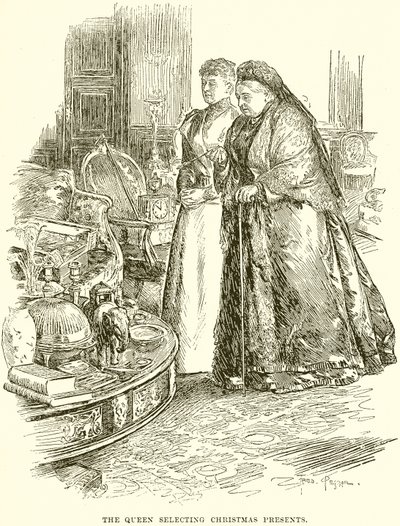Kraliçe Noel Hediyelerini Seçiyor by English School
