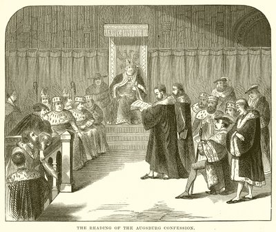 Augsburg İtirafının Okunması by English School