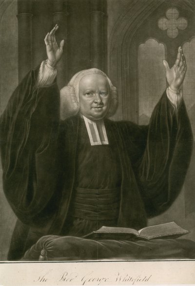 Metodizmin kurucularından biri olan Rahip George Whitefield, MA by English School