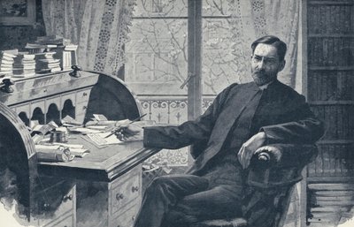 Muhterem Hugh Price Hughes Çalışmasında (lito) by English School