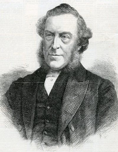 Rahip John Bedford, Wesleyan Metodist Konferansı Başkanı, , 1867 by English School