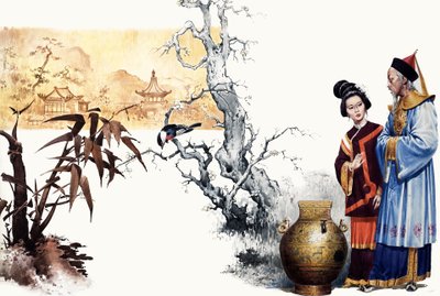 Bilmece. Çinli saray büyücüsü bir prensi vazoya çevirir. by English School